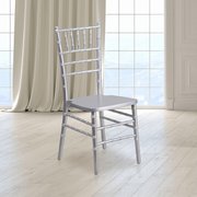 Flash Furniture HERCULES Series Silver Wood Chiavari Chair 2-XS-SILVER-GG